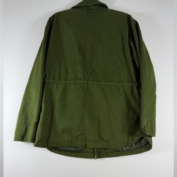 Universal Thread Size L Dark Green Full Zip Utility Military Field Jacket - Picture 9 of 11